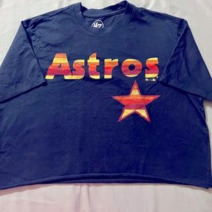 Women’s Astros Crop Tee